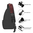 thumbnail image 5 of Death Note Ryuk Crossbody Bag Casual Sling Backpack Chest Bag Multipurpose Crossbody Shoulder Bag Hiking Daypacks, 5 of 9