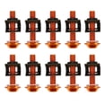 thumbnail image 2 of Motorcycle Motorbike Screws,10x Motorcycle M6 6mm Screw Spring Nuts Spire Speed Fastener Clips Cutting-Edge Features, 2 of 10