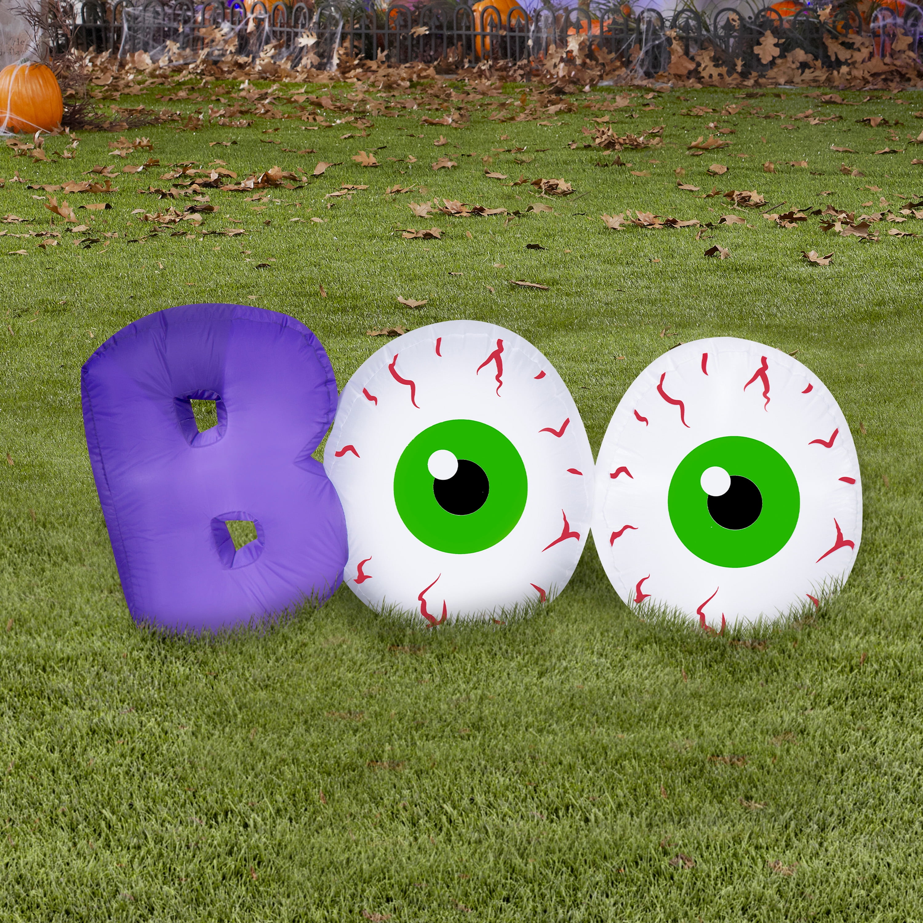 60 Inch Boo Eyes Sign Scene for Halloween by Way to Celebrate!
