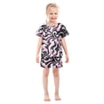 thumbnail image 3 of Psychedelic Oil Paint Pattern Summer Pajama Set Soft Cotton Short Sleeve Sleepwear 2PCS Pajama Sets Breathable Lounge Set Size 5Y, 3 of 7