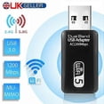 thumbnail image 2 of 1200Mbps USB 3.0 Dual BandDongle 5.8GHz/2.4G Wireless Network Adapter, 2 of 5