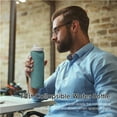 thumbnail image 3 of 600mL Collapsible Water Bottle Foldable Water Bottle Lightweight Reusable BPA Free Silicone Leak Proof Water, 3 of 8