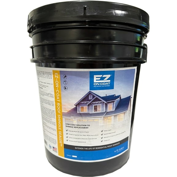 EZ On Coat 7899347 Roof Shingle Sealant 4.7 gallon