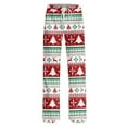 thumbnail image 7 of Women's Pajama Pants Sleepwear Casual Drawstring Elastic Waist Pants Comfy Straight Yoga Loose Trousers with Christmas Print, Fashionable Home Bottoms for Winter, Wine, 2XL, 7 of 7
