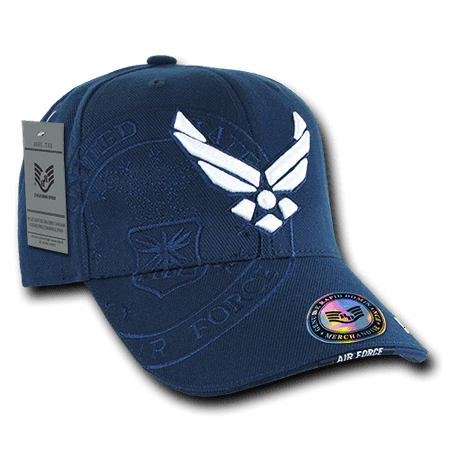 USAF Air Force Wing, Official Shadow Embroidered Official Caps Hats ...