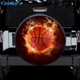 thumbnail image 1 of Cool Basketball Universe Exploration Tire Covers Wheel Cover Protectors Weatherproof UV Protection Spare Tire, 1 of 5