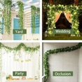 thumbnail image 5 of Lámpara de hiedra, 20 luces LED de longitud, 2 m, adecuada para decoración navideña al aire libre, decoración de cumpleaños, decoración de dormitorio para niñas adolescentes, decoración de, 5 of 5