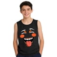thumbnail image 4 of LIBRCLO Kids Tank Tops for Boys Size 6 Years Round Neck Lightweight Undershirts Casual Fashion Prints Sleeveless T Shirts Black, 4 of 6