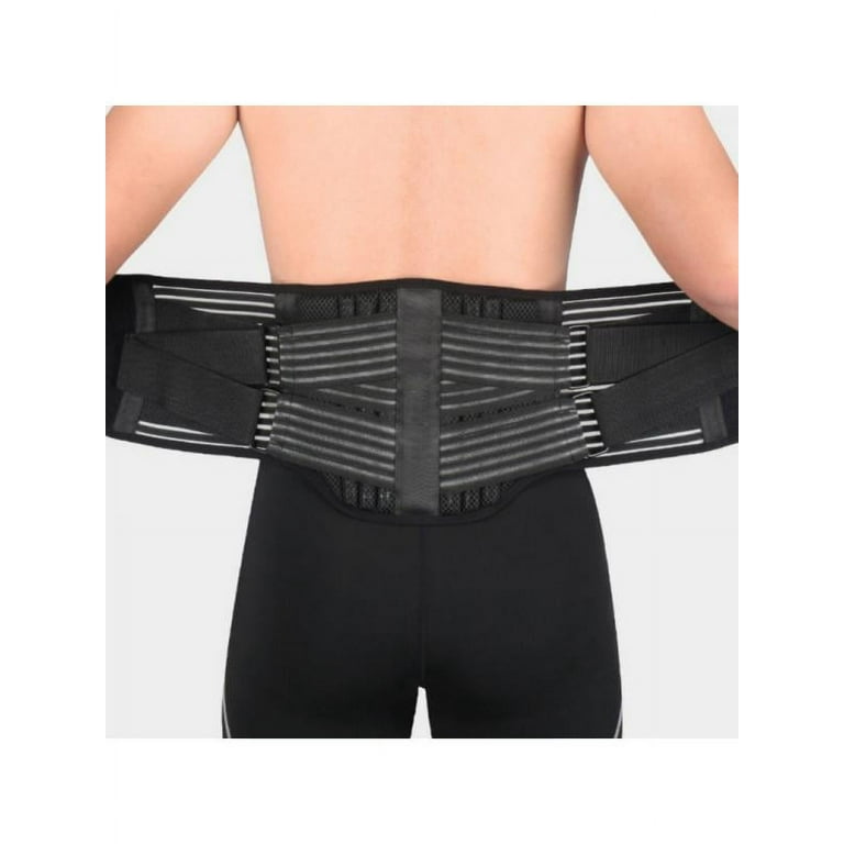 BIOSKIN Lumbar Support Back Brace - Provides Lower Back Support, Sciatica  Pain Relief, Herniated Discs, and Back Sprains, Back Belt Support for Men