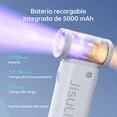thumbnail image 3 of Ventilador Recargable De 5000mah Portátil Xtellar blanco, 3 of 3