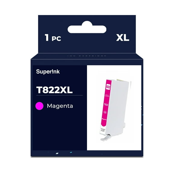Compatible Epson T822XL Magenta High Yield Ink Cartridge by Superink