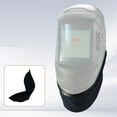 thumbnail image 4 of Wraparound Welding Helmet Bib Black Anti-Scald Splash Scarf Removable Weldingbib Cloth Scarf, 4 of 10