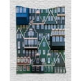 thumbnail image 1 of Amsterdam Tapestry, Close Up Image of Buildings Influenced by Dutch Architectures and Themes, Wall Hanging for Bedroom Living Room Dorm Decor, 60W X 80L Inches, Multicolor, by Ambesonne, 1 of 2