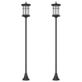 thumbnail image 1 of Outsunny 72" Solar Post Light, IP44 LED Outdoor Street Light, 2 Pack, 1 of 10