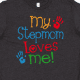 thumbnail image 4 of Inktastic My Stepmom Loves Me Youth T-Shirt, 4 of 5