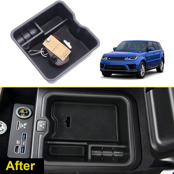 For 2018-2022 Range Rover Console Refrigerator Cooler Box Storage Tray Organizer