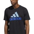 thumbnail image 2 of adidas Men's Sketch Logo T-Shirt Black Size Small, 2 of 3