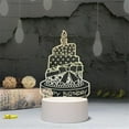thumbnail image 2 of VerPetridure 3D USB Acrylic Night Light LED Table Desk Bedroom Decor Gift Warm White Lamp, 2 of 2