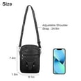thumbnail image 2 of TSV Small Crossbody Cell Phone Bag, PU Leather Purse for Women Men with Adjustable Strap, 2 of 8