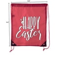 thumbnail image 2 of Easter Basket Bags, Bulk Drawstring Backpacks, Party Favor Goody Bags for Easter - Peaking Bunny, 2 of 2