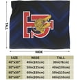 thumbnail image 3 of Tuskegee University Fleece Blanket, Very Soft Microfiber Flannel Blanket for Couch Warm and Cozy for All Seasons, 3 of 8