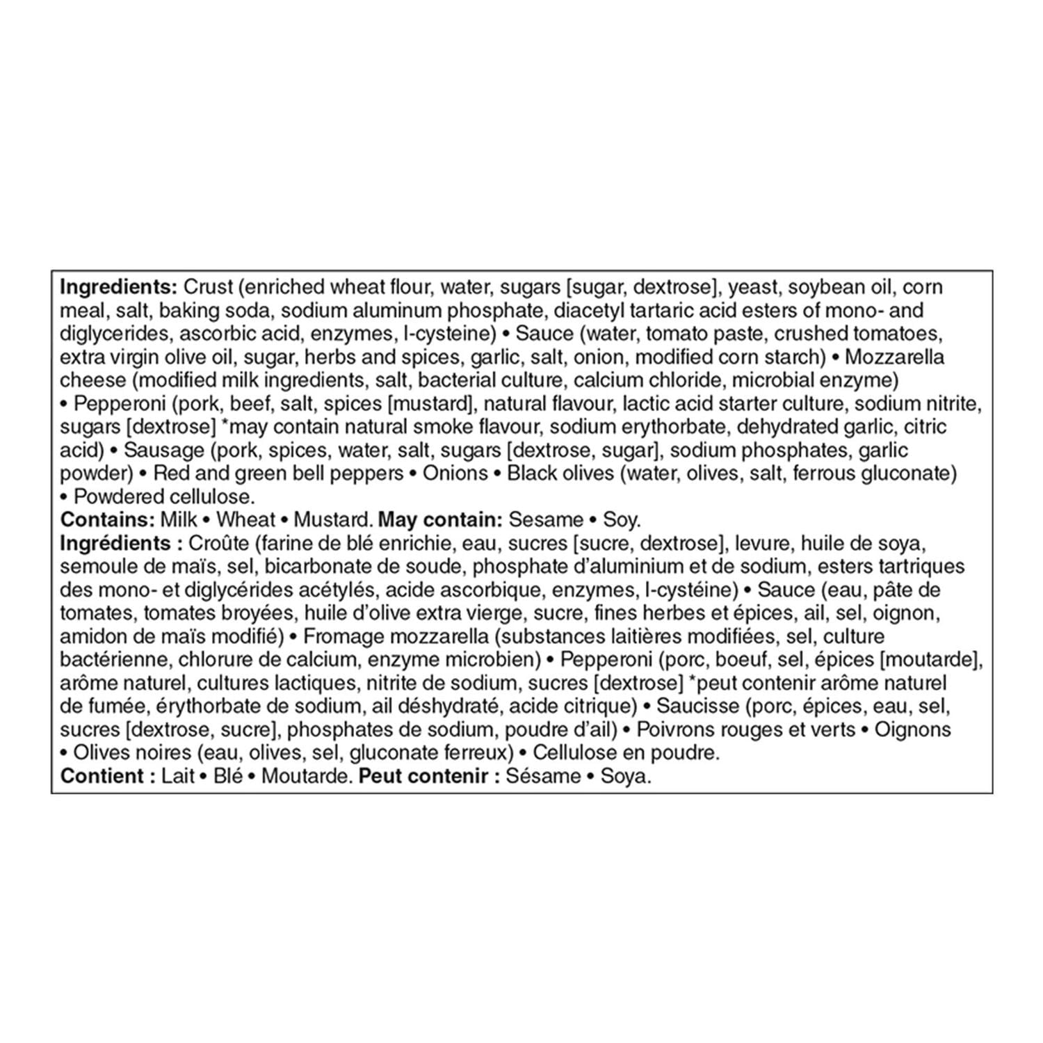 Great Value Rising Crust Deluxe Pizza, 703 g