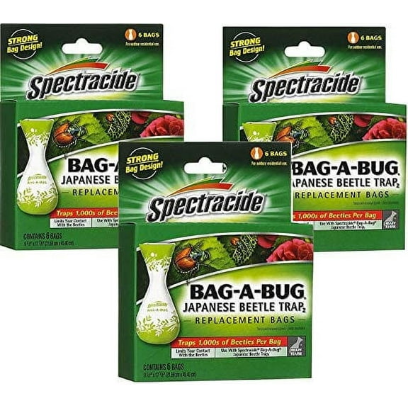Spectracide Bag-A-Bug Japanese Beetle Trap2 Replacement Bag, 18ct.