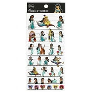 Disney's Aladdin Princess Jasmine Assorted Character Sticker Set (30 Stickers)