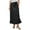 Black_Skirt, variant on Skirts for Women High Waist Hidden Elasticized Waistband Skirt Elegant Midi Skirt Satin Flared Casual A Line Skirts Purple L