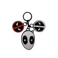thumbnail image 1 of Marvel Deadpool & Wolverine Deadpool Logo 3 Charm Keychain, 1 of 2