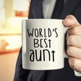 thumbnail image 4 of Aunt Auntie Mug 11Oz Cup - Aunt Best Aunt Womens for Women Girl Mother Day Shirt Uncle Gift 11Oz Coffee Cup T-Shirt, 4 of 5