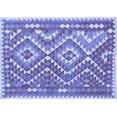 thumbnail image 1 of Ahgly Company Machine Washable Indoor Rectangle Southwestern Blue Country Area Rugs, 2' x 3', 1 of 4