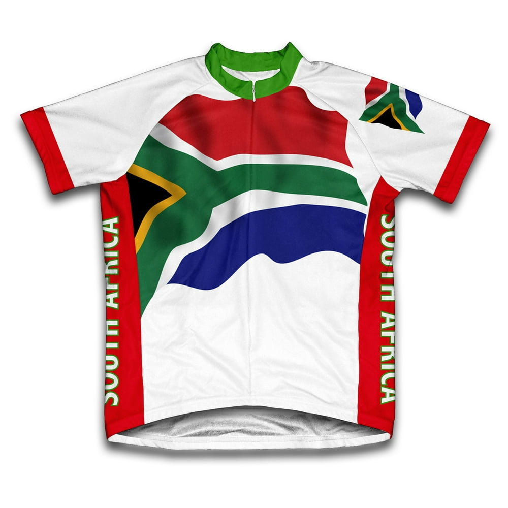ScudoPro South Africa Flag Short Sleeve Cycling Jersey for Women