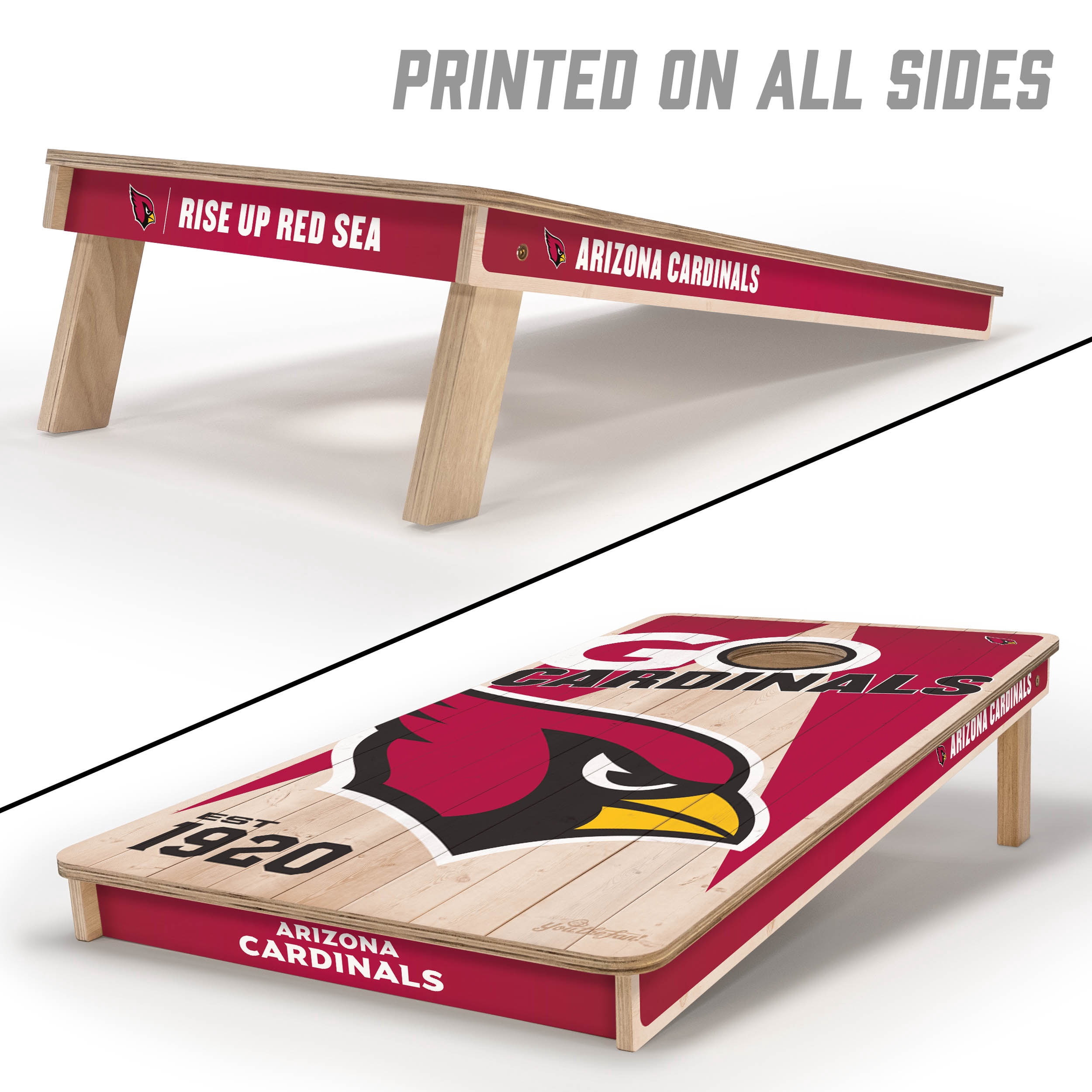 YouTheFan NFL Arizona Cardinals 2' x 4' Cornhole Game No Bags