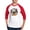 Red/White, variant on CafePress - Haunted Halloween Delight: Spooky Seasonal Design - Cotton Baseball Jersey, 3/4 Raglan Sleeve Shirt