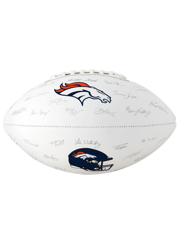 Denver Broncos Autograph Signature Football