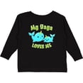 thumbnail image 3 of Inktastic My Yaya Loves Me- Cute Narwhal Boys or Girls Long Sleeve Toddler T-Shirt, 3 of 5