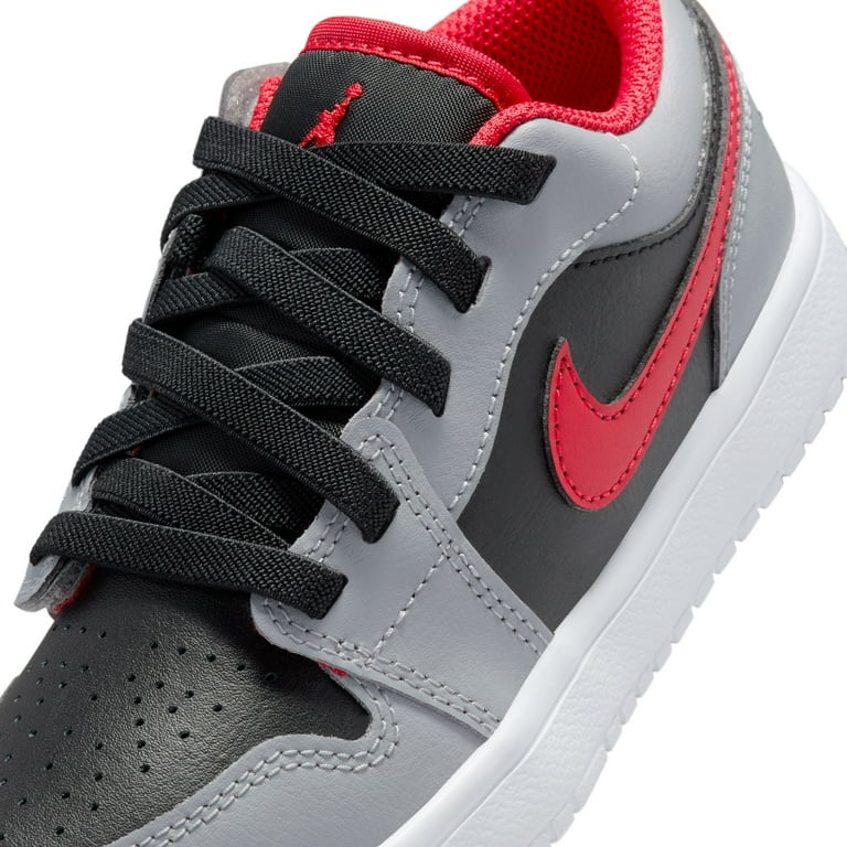 Jordan Low Alt Little Kids' Shoes Color: Black/Cement Grey/White