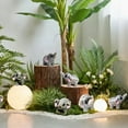 thumbnail image 4 of Exquisite Miniature Elephant Sculpture and Pot Set for Home Desk and Gardening Tabletop Display, 4 of 4