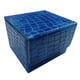 thumbnail image 2 of Caja para baraja de cartas, caja para guardar cartas, caja para juegos de baraja de cartas de piel sintética con Azul, 2 of 9