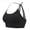 Gray, variant on Sports Bra for Women Keyhole T-Back Seamless Light to Medium Support Yoga Top Removable Padded Workout Bra