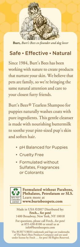 burt's bees dog shampoo ingredients
