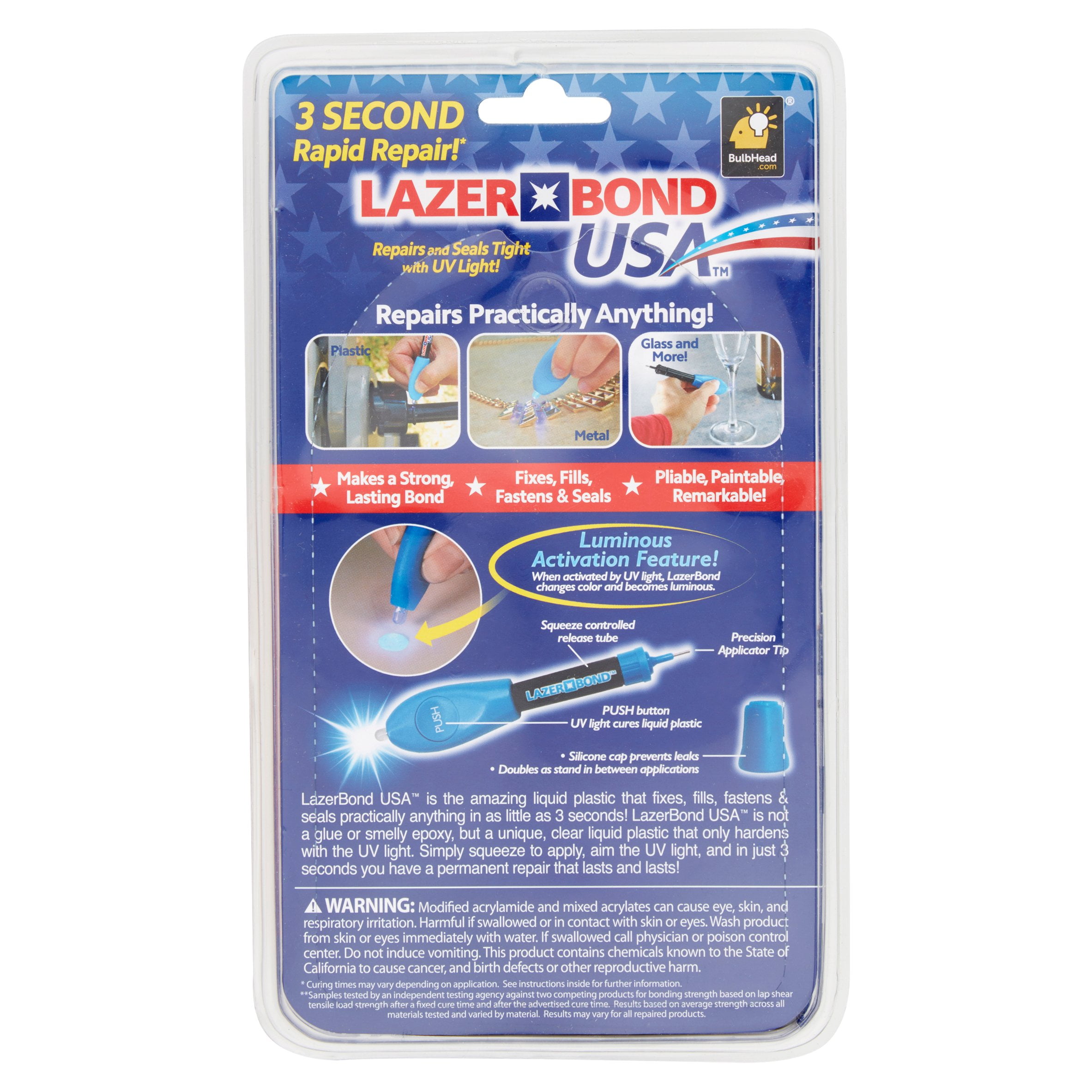 Lazer Bond Repair Glue Walmart