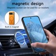 thumbnail image 3 of Allytechgroup Slim Magnetic Case for Google Pixel 8, Wireless Charging Support Anti-Scratch Minimalist Shockproof Back Cover Phone Case for Women Men, Yellow, 3 of 8