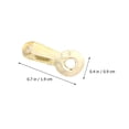 thumbnail image 3 of Pretyzoom Golden Metal Melon Nail for Photo Frame Accessories, Easy to Install, 200Pcs, 3 of 3