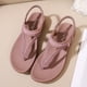 thumbnail image 4 of Sandalias Plataforma Casuales Con Punta Clip Cómodas para Viajes Al Aire Libre, 4 of 9
