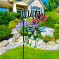 thumbnail image 2 of Luces solares de jardín HONGLAND Frog Swing para decoración exterior, 2 of 8