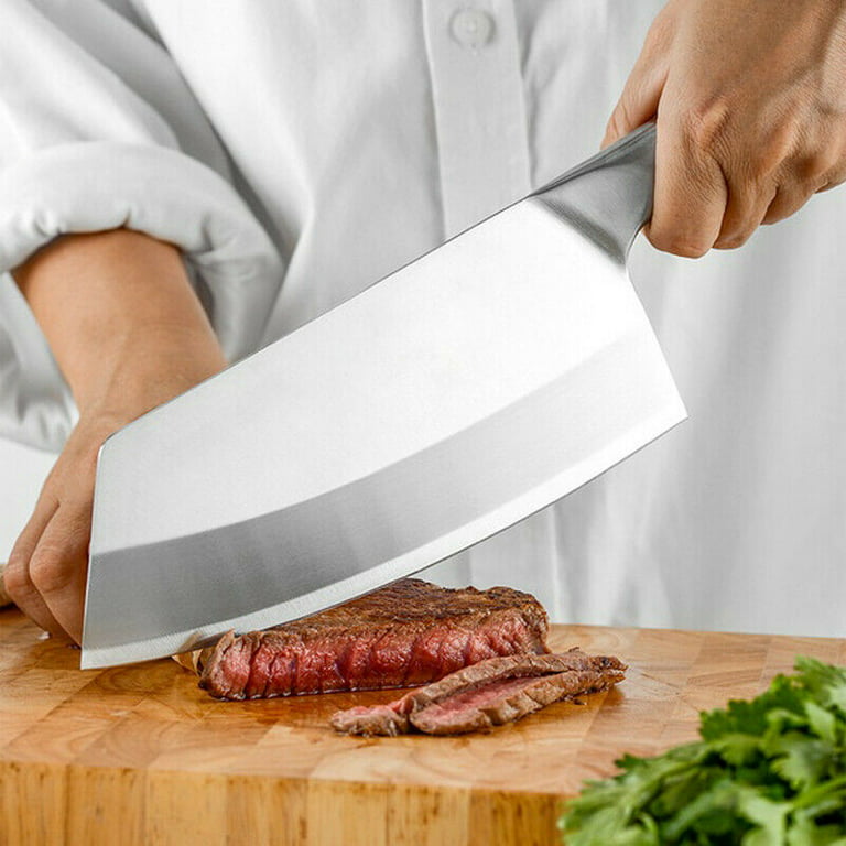 Buy the SHI BA ZI ZUO Chef Knife Cleaver Knife Wood Handle Chef Slicing  Beef Butcher