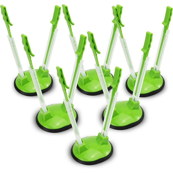 Baggy Rack Holder for Food Prep Bag/Plastic Freezer Bag/Bag Holder Stand, Meal Planning/prep Bag Holders,6 Pack