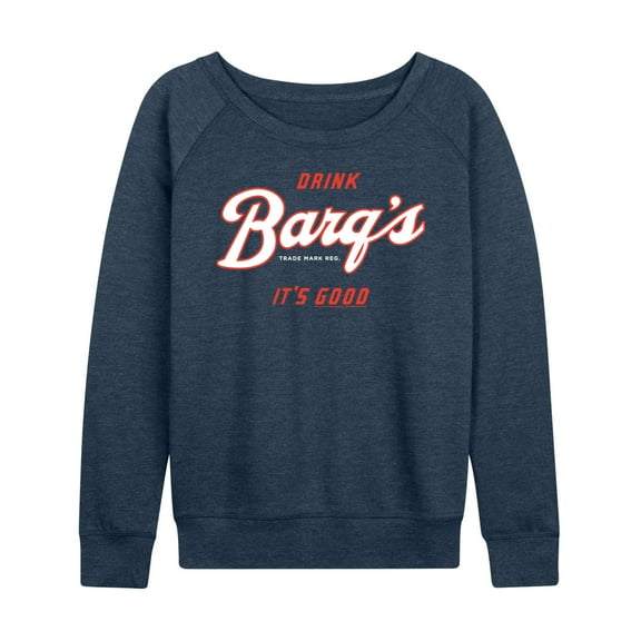 Barq's - Iconic Drinks & Beverages - Original Logo - Women's Lightweight French Terry Long Sleeve Shirt